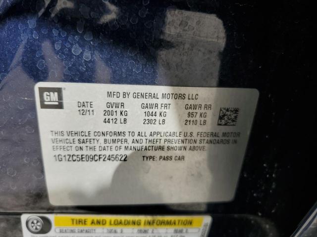 1G1ZC5E09CF245622 - 2012 CHEVROLET MALIBU 1LT 蓝色 照片 12