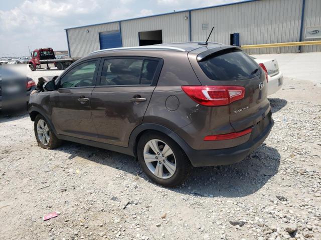 KNDPB3A29D7371827 - 2013 KIA SPORTAGE BASE BROWN photo 2