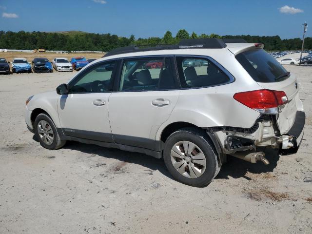 4S4BRCAC1B3340554 - 2011 SUBARU OUTBACK 2.5I WHITE photo 2