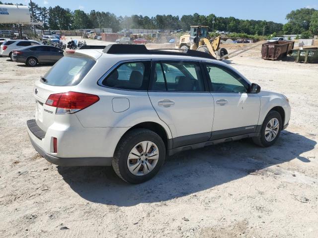 4S4BRCAC1B3340554 - 2011 SUBARU OUTBACK 2.5I WHITE photo 3