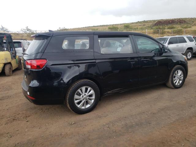 KNDMA5C14F6035615 - 2015 KIA SEDONA L BLACK photo 3