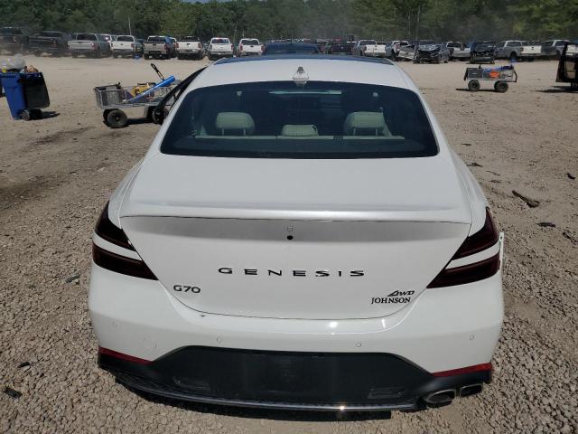 KMTG34TA4PU114766 - 2023 GENESIS G70 BASE WHITE photo 6