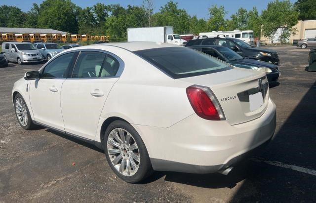 1LNHL9ER3AG607102 - 2010 LINCOLN MKS WHITE photo 3