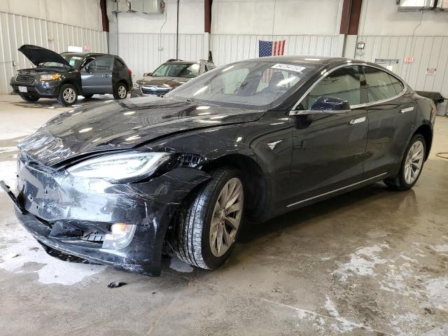 5YJSA1E20JF247589 - 2018 TESLA MODEL S BLACK photo 1