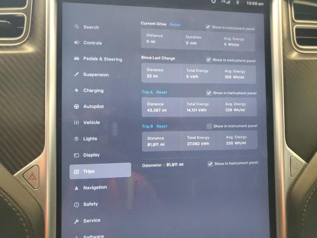 5YJSA1E20JF247589 - 2018 TESLA MODEL S BLACK photo 9