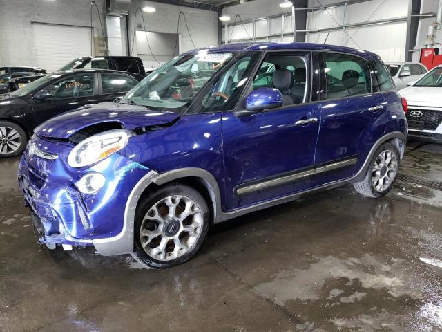 ZFBCFADH4FZ030286 - 2015 FIAT 500L TREKKING BLUE photo 1