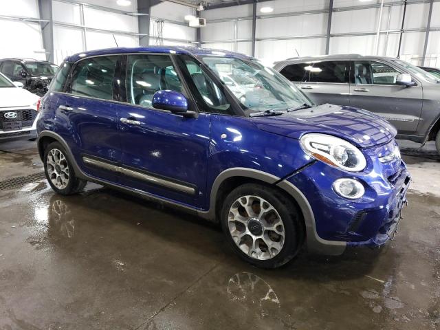 ZFBCFADH4FZ030286 - 2015 FIAT 500L TREKKING BLUE photo 4