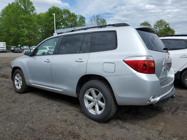 JTEBK3EH0A2157399 - 2010 TOYOTA HIGHLANDER SILVER photo 2