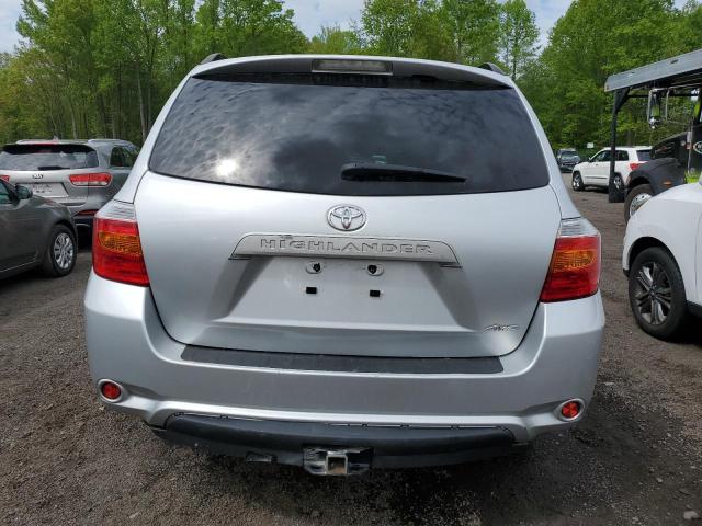 JTEBK3EH0A2157399 - 2010 TOYOTA HIGHLANDER SILVER photo 6