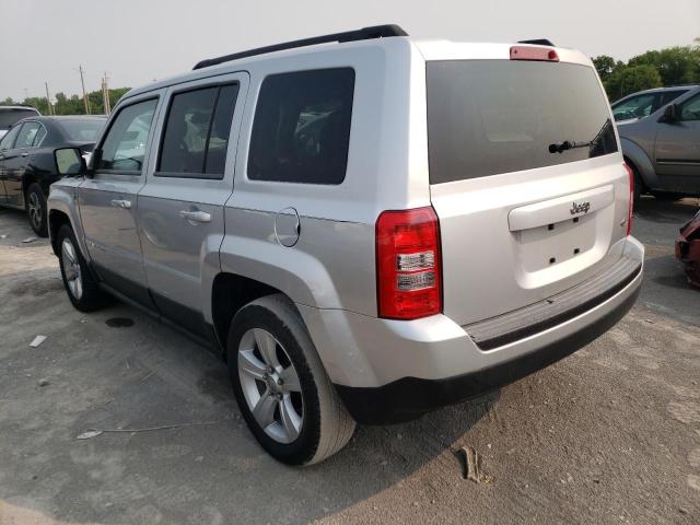 1C4NJPFB2DD122278 - 2013 JEEP PATRIOT LATITUDE SILVER photo 2