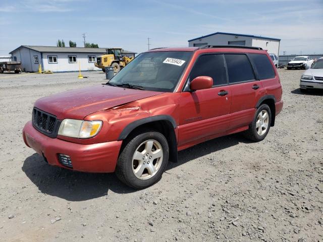 JF1SF65641G706703 - 2001 SUBARU FORESTER S მუქწითელი ფოტო 1