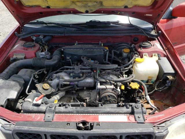 JF1SF65641G706703 - 2001 SUBARU FORESTER S მუქწითელი ფოტო 12