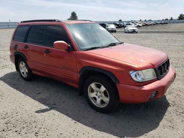 JF1SF65641G706703 - 2001 SUBARU FORESTER S მუქწითელი ფოტო 4