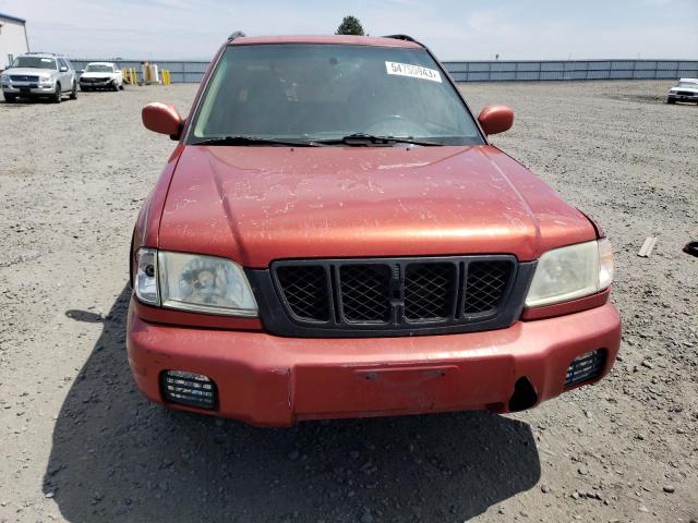 JF1SF65641G706703 - 2001 SUBARU FORESTER S მუქწითელი ფოტო 5