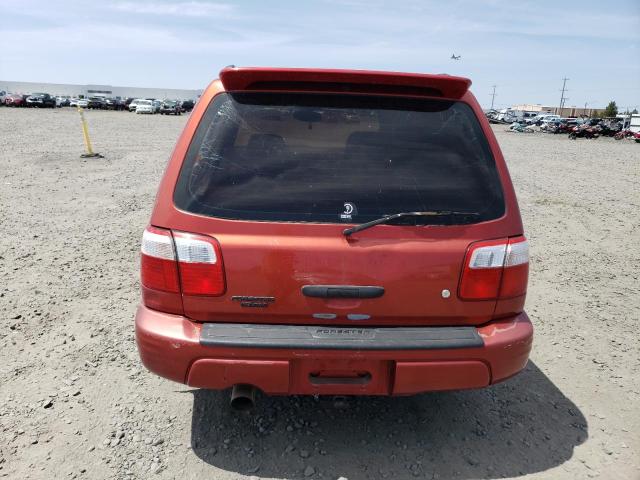 JF1SF65641G706703 - 2001 SUBARU FORESTER S მუქწითელი ფოტო 6