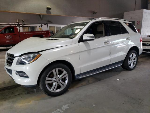 4JGDA5HB6EA283325 - 2014 MERCEDES-BENZ ML 350 4MATIC WHITE photo 1