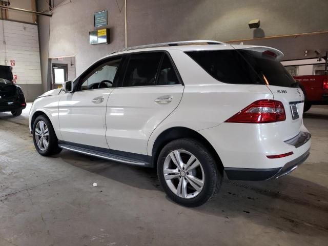 4JGDA5HB6EA283325 - 2014 MERCEDES-BENZ ML 350 4MATIC WHITE photo 2