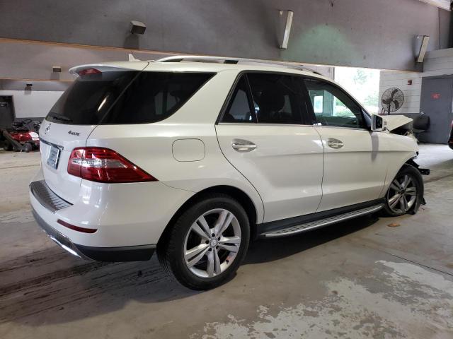 4JGDA5HB6EA283325 - 2014 MERCEDES-BENZ ML 350 4MATIC WHITE photo 3