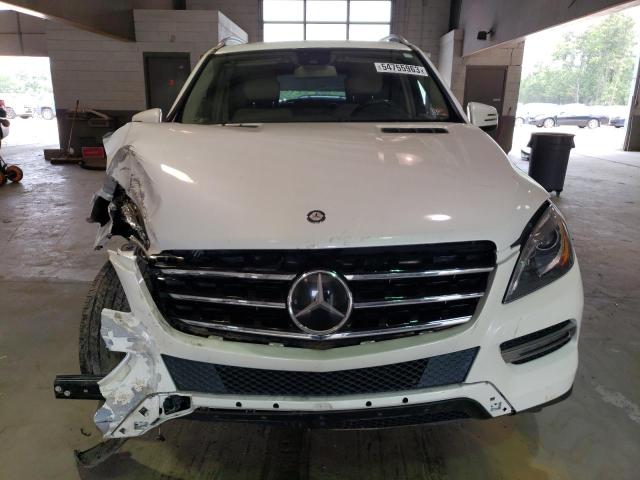 4JGDA5HB6EA283325 - 2014 MERCEDES-BENZ ML 350 4MATIC WHITE photo 5