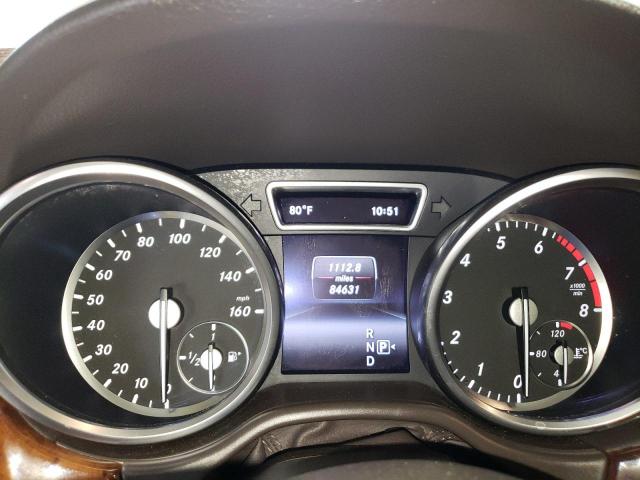 4JGDA5HB6EA283325 - 2014 MERCEDES-BENZ ML 350 4MATIC WHITE photo 9