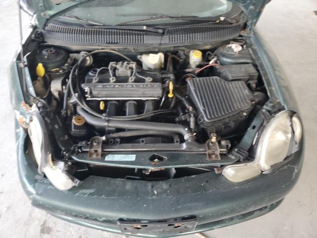 1P3ES46CXYD631884 - 2000 PLYMOUTH NEON BASE 绿色 照片 11