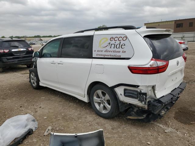 5TDKZ3DC7KS989984 - 2019 TOYOTA SIENNA LE 白色 照片 2