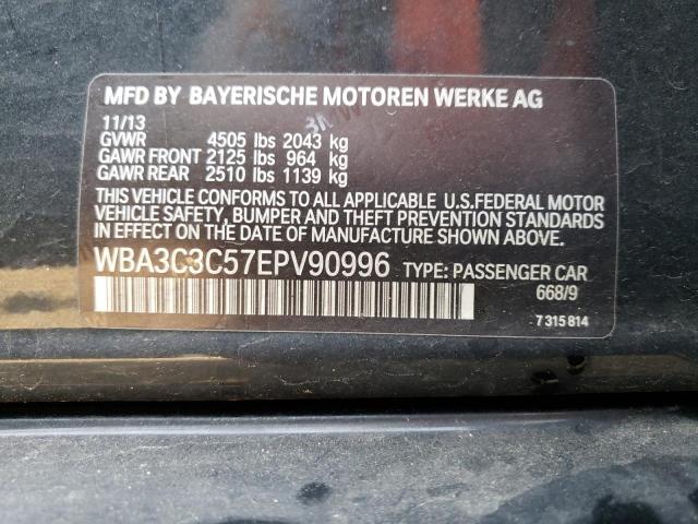 WBA3C3C57EPV90996 - 2014 BMW 320 I XDRIVE BLACK photo 12