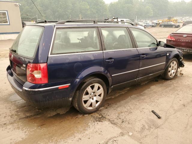 WVWYH63B72E210144 - 2002 VOLKSWAGEN PASSAT GLX 4MOTION BLUE photo 3