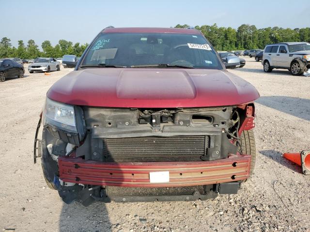 1FM5K8HT4HGB78473 - 2017 FORD EXPLORER PLATINUM RED photo 5