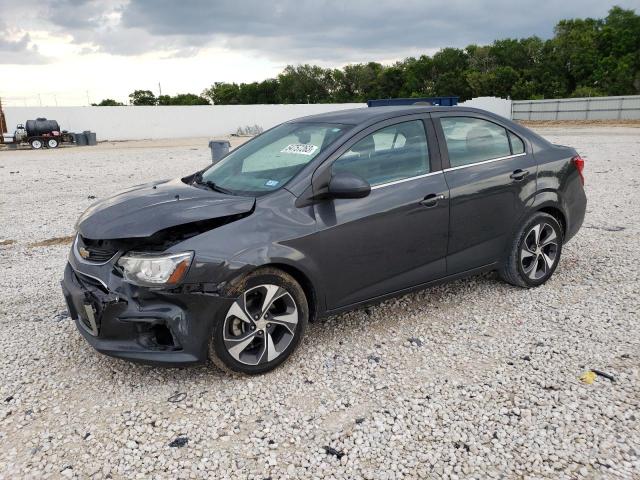 1G1JF5SB8H4109415 - 2017 CHEVROLET SONIC PREMIER GRAY photo 1