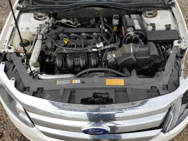 3FAHP0JA8CR143164 - 2012 FORD FUSION SEL WHITE photo 11