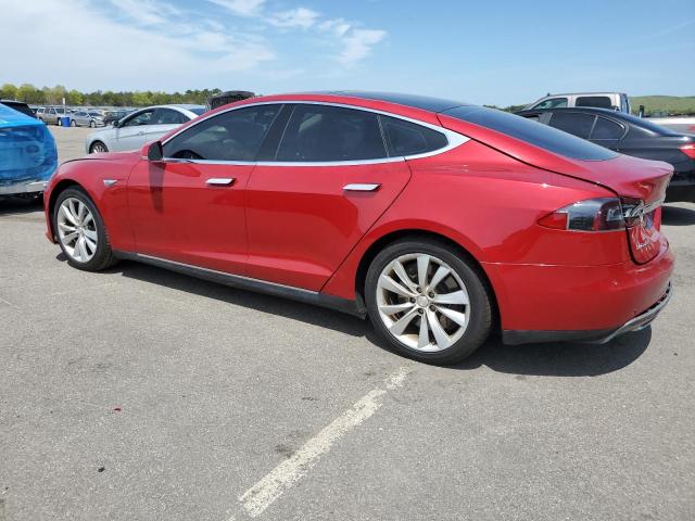 5YJSA1H16EFP32800 - 2014 TESLA MODEL S Qırmızı foto 2