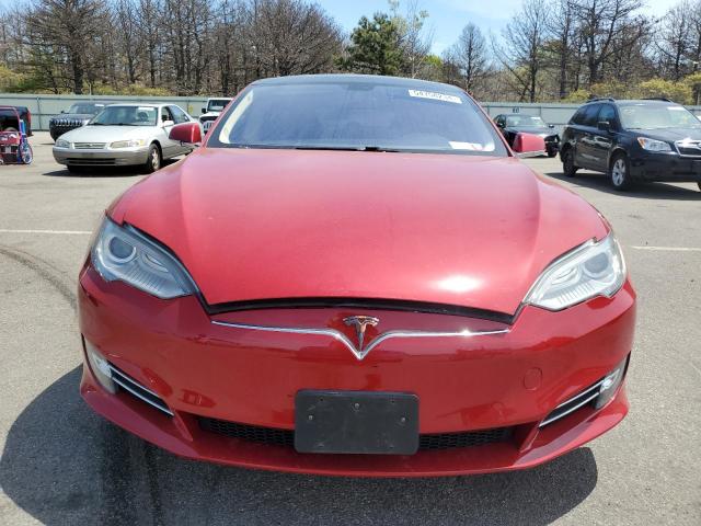 5YJSA1H16EFP32800 - 2014 TESLA MODEL S Qırmızı foto 5