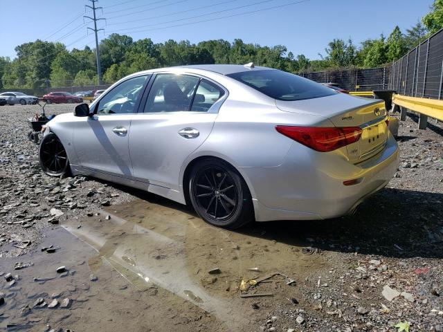 JN1BV7AR4FM392145 - 2015 INFINITI Q50 BASE SILVER photo 2