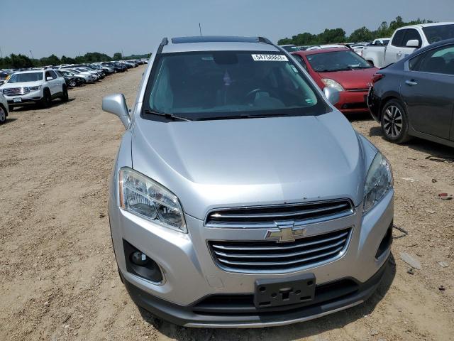 3GNCJTSB5FL207657 - 2015 CHEVROLET TRAX LTZ SILVER photo 5