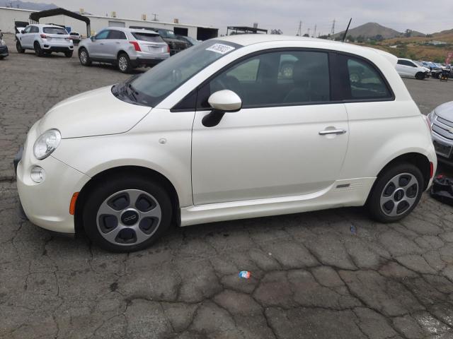 3C3CFFGE2DT740372 - 2013 FIAT 500 ELECTRIC WHITE photo 1