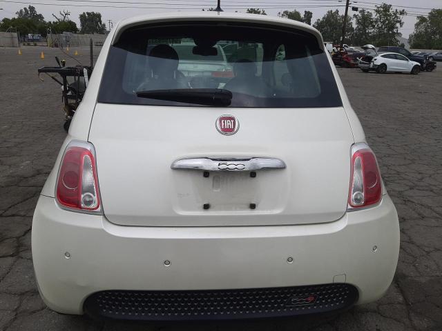 3C3CFFGE2DT740372 - 2013 FIAT 500 ELECTRIC WHITE photo 6