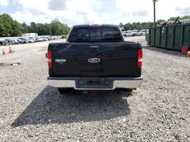 1FTPW12554KC96123 - 2004 FORD F150 SUPERCREW BLACK photo 6