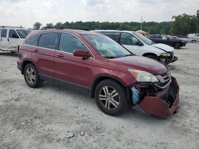 5J6RE3H78AL049839 - 2010 HONDA CR-V EXL BURGUNDY photo 4