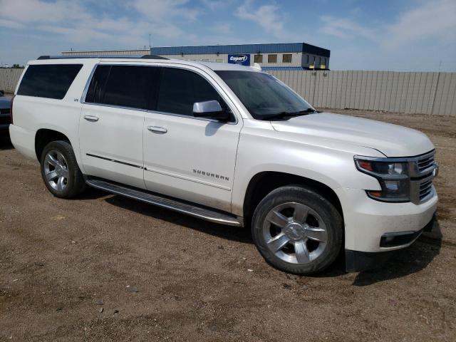 1GNSKJKC9GR303064 - 2016 CHEVROLET SUBURBAN K1500 LTZ WHITE photo 4