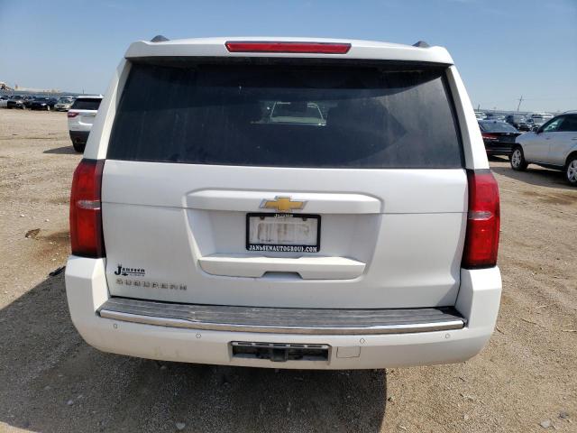 1GNSKJKC9GR303064 - 2016 CHEVROLET SUBURBAN K1500 LTZ WHITE photo 6