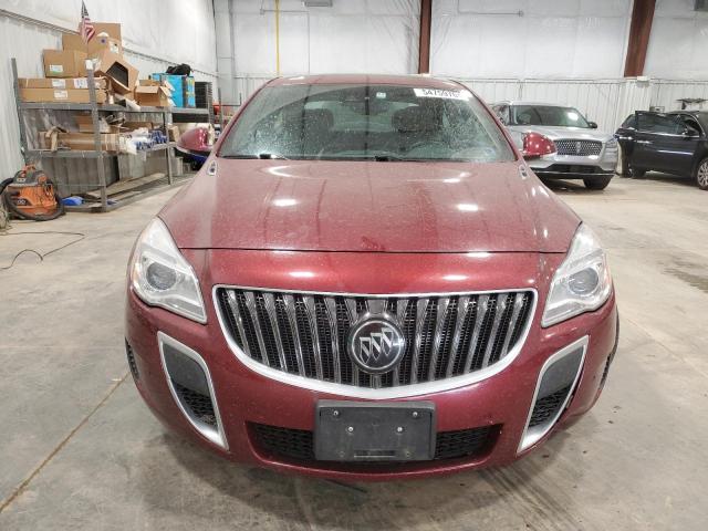 2G4GU5GXXG9114070 - 2016 BUICK REGAL GS MAROON photo 5