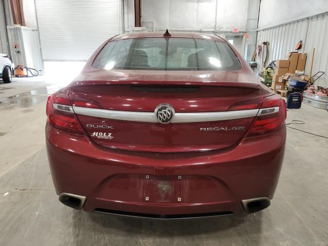 2G4GU5GXXG9114070 - 2016 BUICK REGAL GS MAROON photo 6