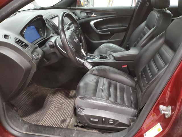 2G4GU5GXXG9114070 - 2016 BUICK REGAL GS MAROON photo 7