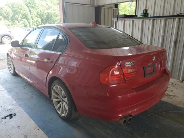 WBAPH7C53BA801216 - 2011 BMW 328 I RED photo 2