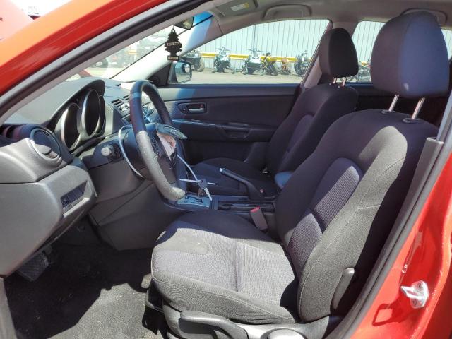 JM1BK143471667980 - 2007 MAZDA 3 HATCHBACK RED photo 7