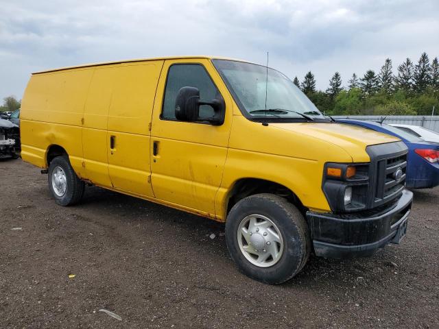 1FTNS2EW5BDA43334 - 2011 FORD ECONOLINE E250 VAN YELLOW photo 4