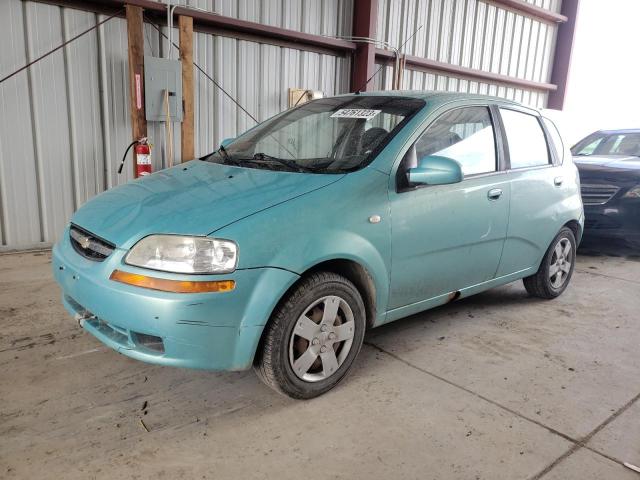 KL1TD666X6B585027 - 2006 CHEVROLET AVEO BASE TURQUOISE photo 1