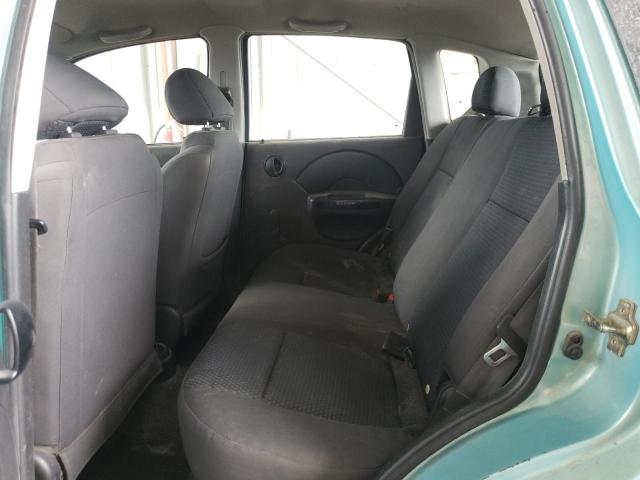KL1TD666X6B585027 - 2006 CHEVROLET AVEO BASE TURQUOISE photo 10