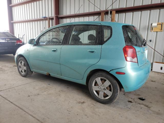 KL1TD666X6B585027 - 2006 CHEVROLET AVEO BASE TURQUOISE photo 2